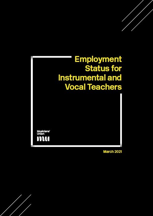 Cover of the guide, text on black background, MU logo, dated March 2021