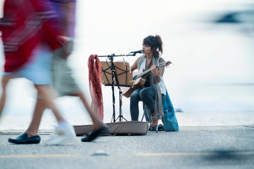 Get support as a busker through MU membership